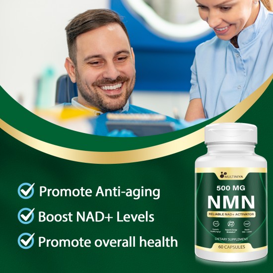 Multiniya NMN 30000MG per Bottles (60 Count(Pack of 1))
