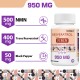 Oussiu NMN+Trans-Resveratrol Supplement 950mg per bottles (120 Lozenges(Pack of 1))