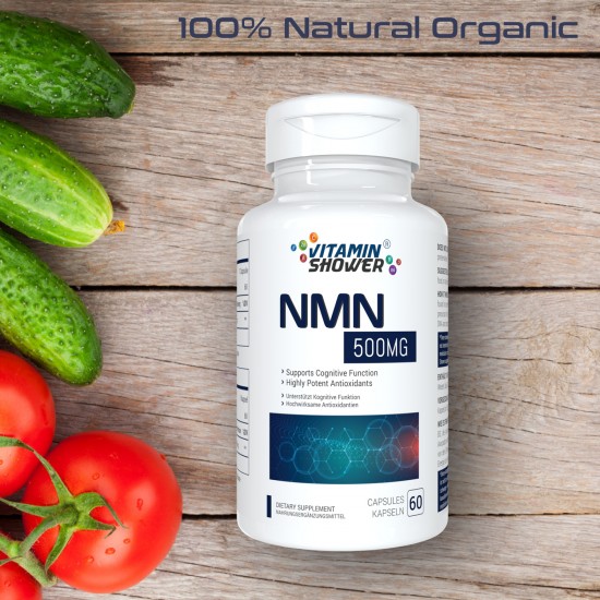 Vitamin Shower NMN Supplement 500mg (60 Count(Pack of 1) Vitamin Shower NMN Supplement 500mg (60 Count(Pack of 1)